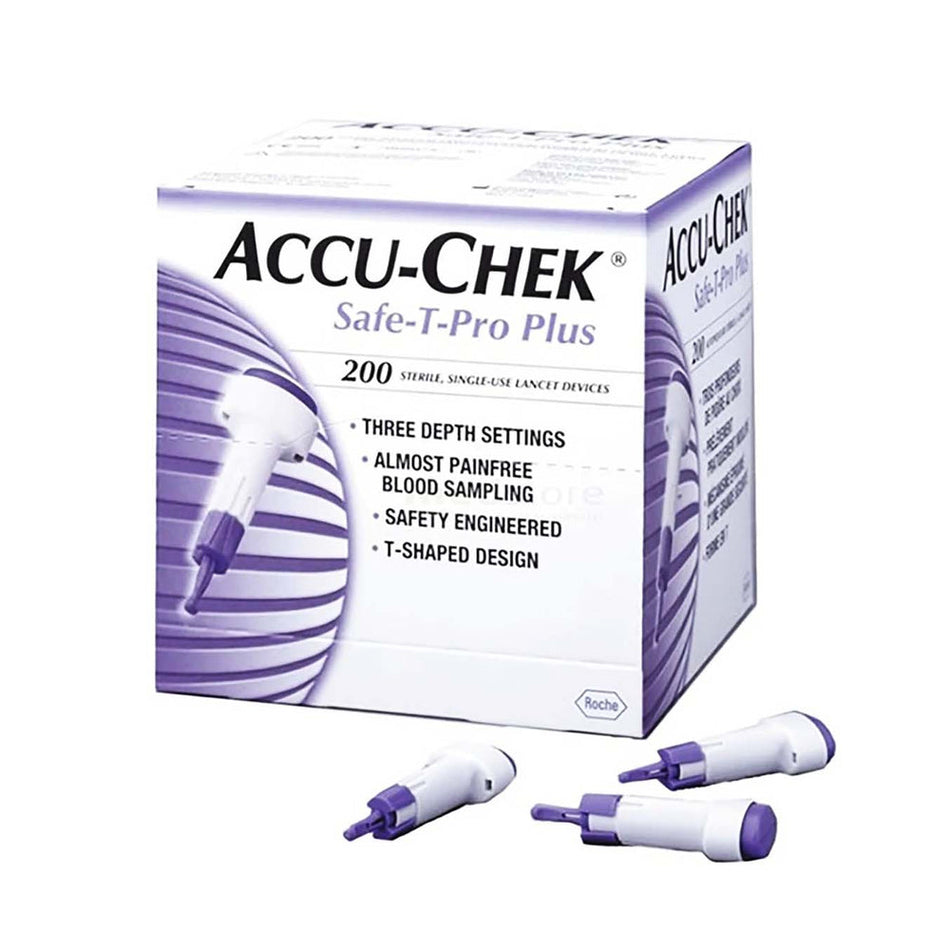 Accu-Chek Safe-t-pro Plus 200 Lancets