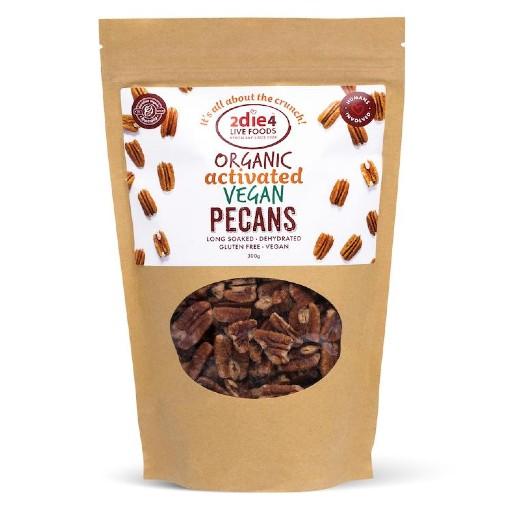2die4 Live Foods Organic Activated Pecans Vegan 300g