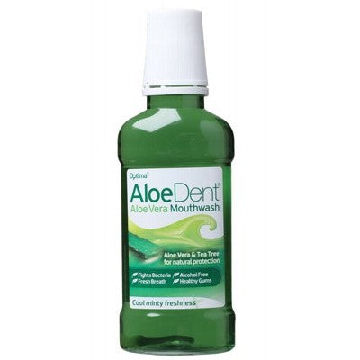 ALOE DENT Mouthwash - Alcohol Free Aloe Vera & Tea Tree 250ml