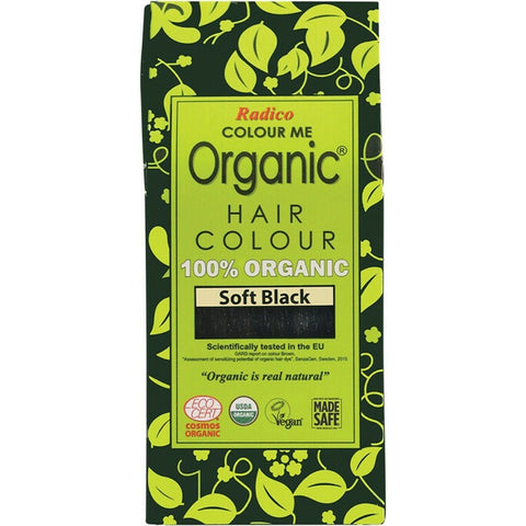 RADICO Colour Me Organic - Hair Colour Powder - Soft Black 100g