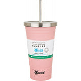 CHEEKI Insulated Tumbler Pink - With S/Steel Straw 500ml