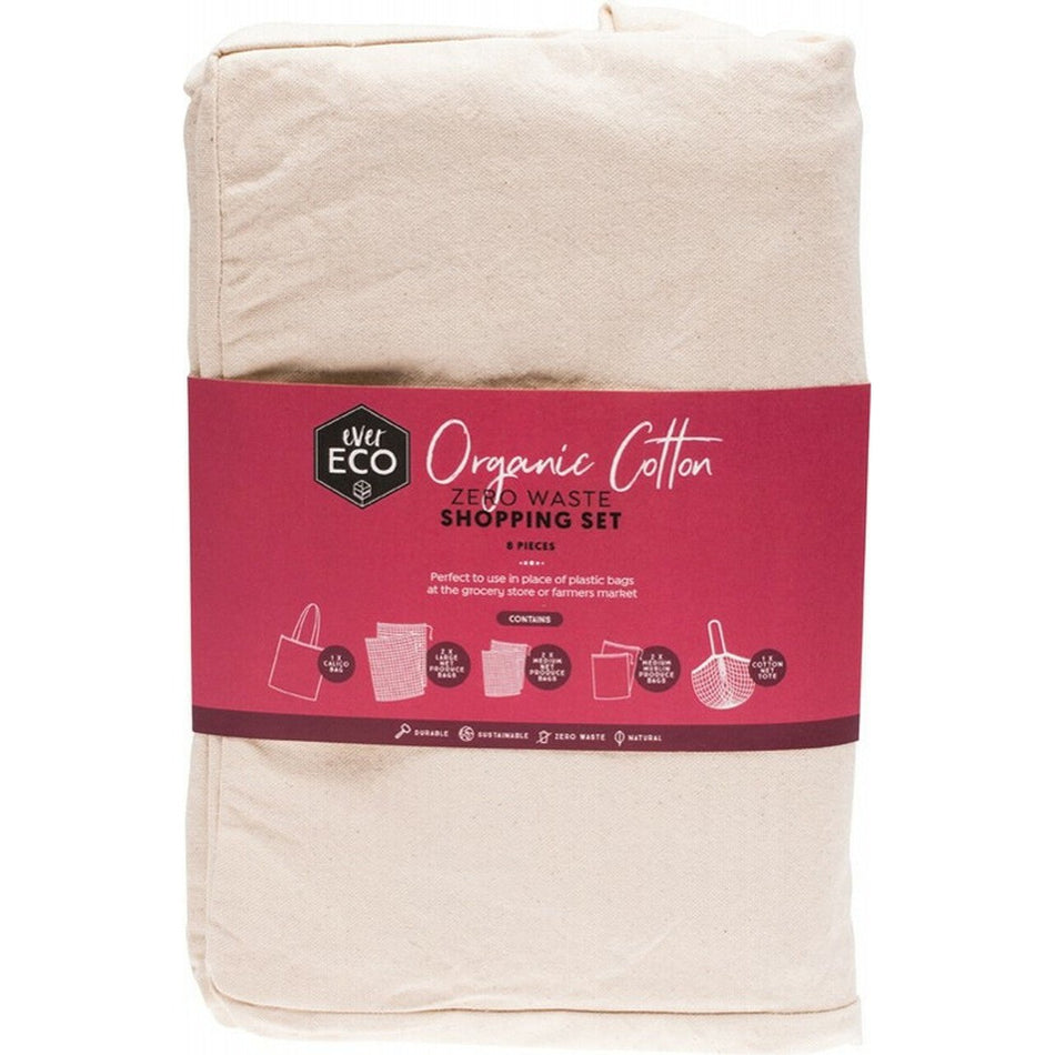 EVER ECO Zero Waste Shopping Set 8 Mixed Reusable Bags 8