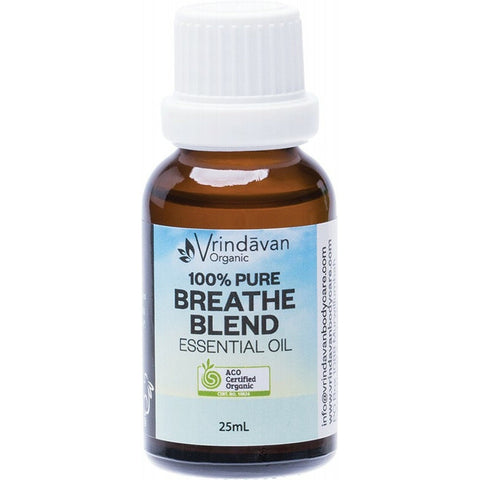 VRINDAVAN Essential Oil (100%) Breathe Blend 25ml