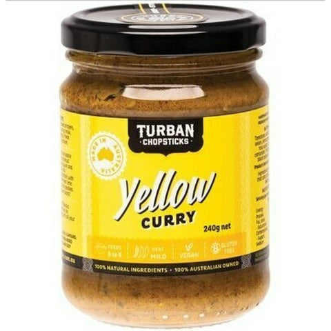 TURBAN CHOPSTICKS Curry Paste Yellow Curry 240g
