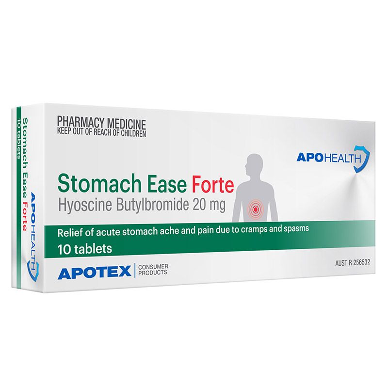 Apohealth Stomach Ease Forte 20mg 10 Tablets