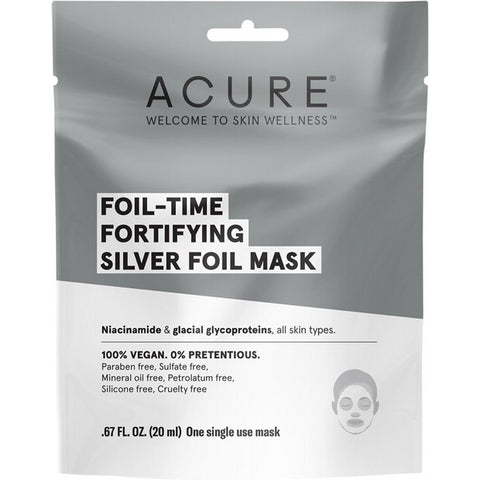 ACURE Foil-Time Fortifying Silver Foil Mask 20ml