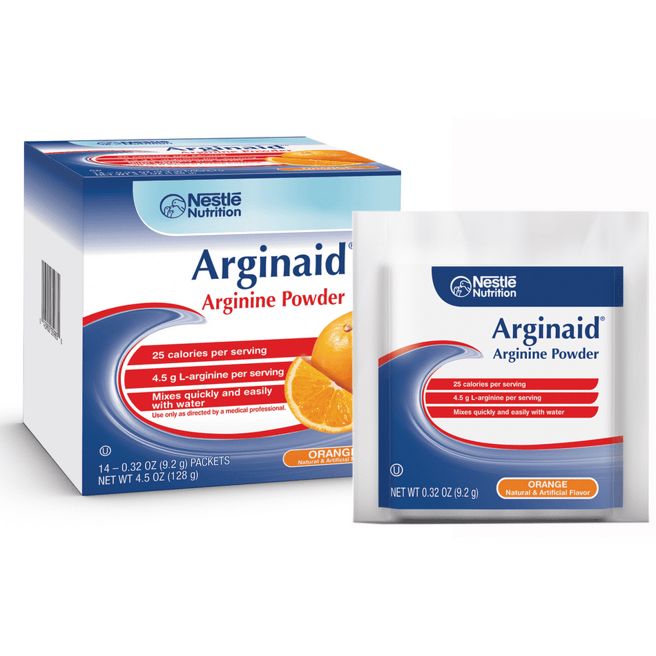 Arginaid Arginine-Intensive Drink Mix Orange Flavour 14 Sachets