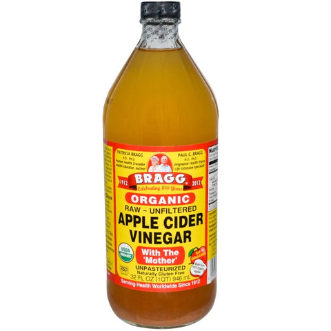 BRAGG Apple Cider Vinegar Unfiltered & Contains The Mother 946ml