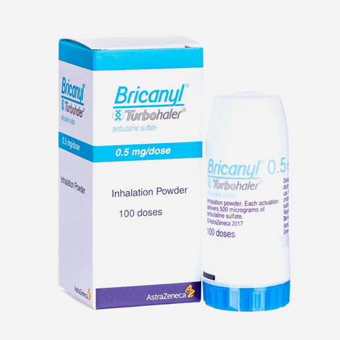 Bricanyl Turbuhaler 500mcg  120 doses(S3)
