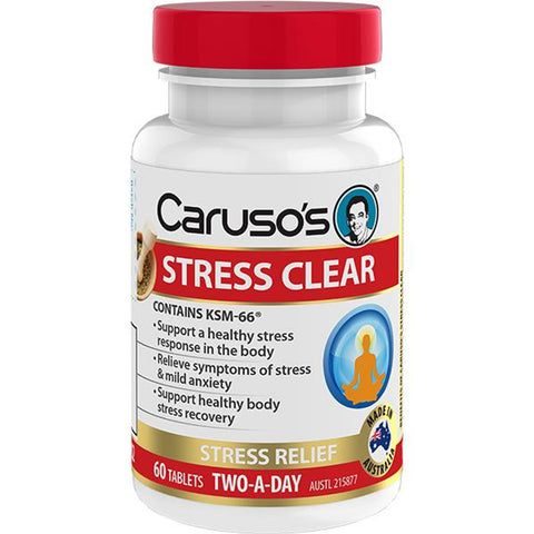 Caruso's Natural Health Stress Clear 60 Tablets