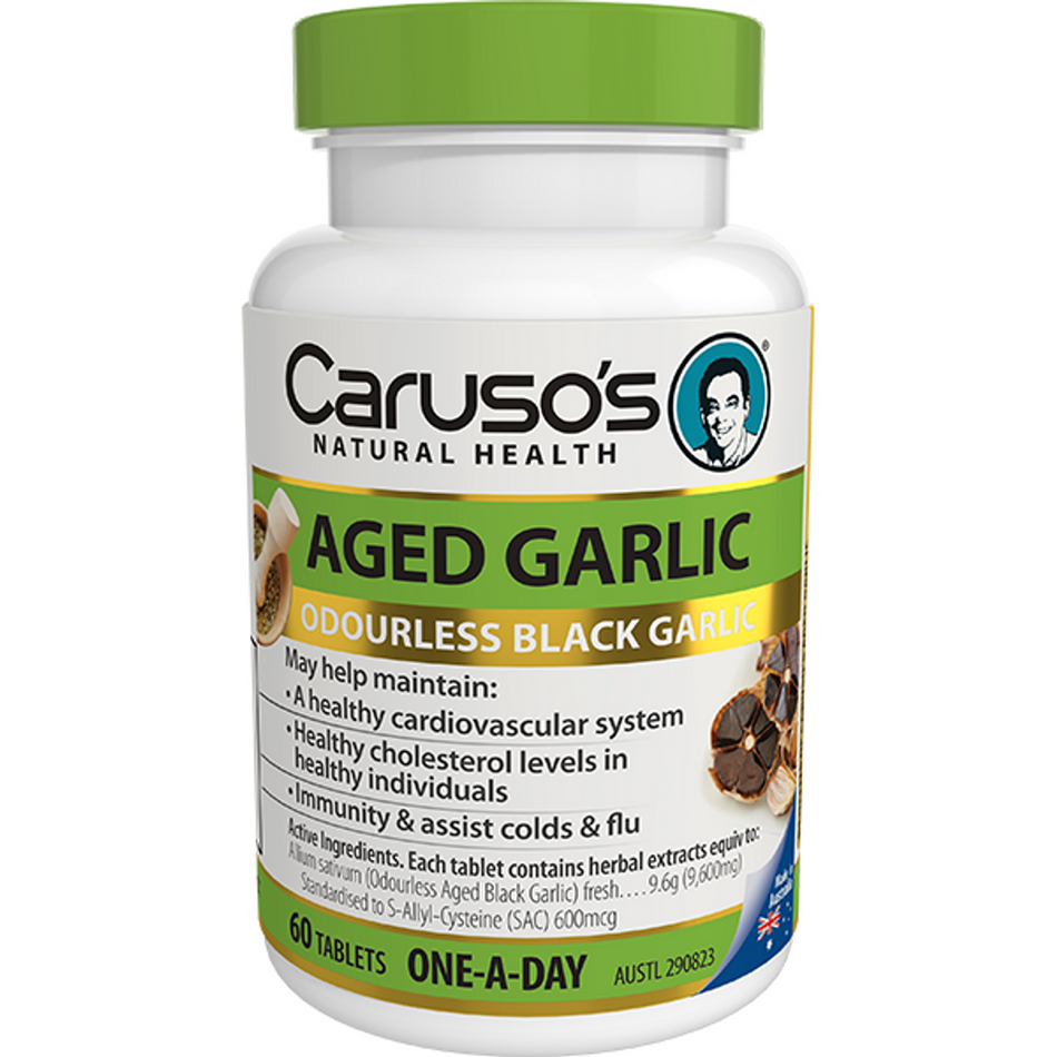 Caruso's Natural Health One a Day Aged Garlic Odourless 60 Tablets