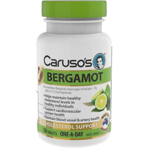 Caruso's Natural Health One a Day Bergamot 50 Tablets