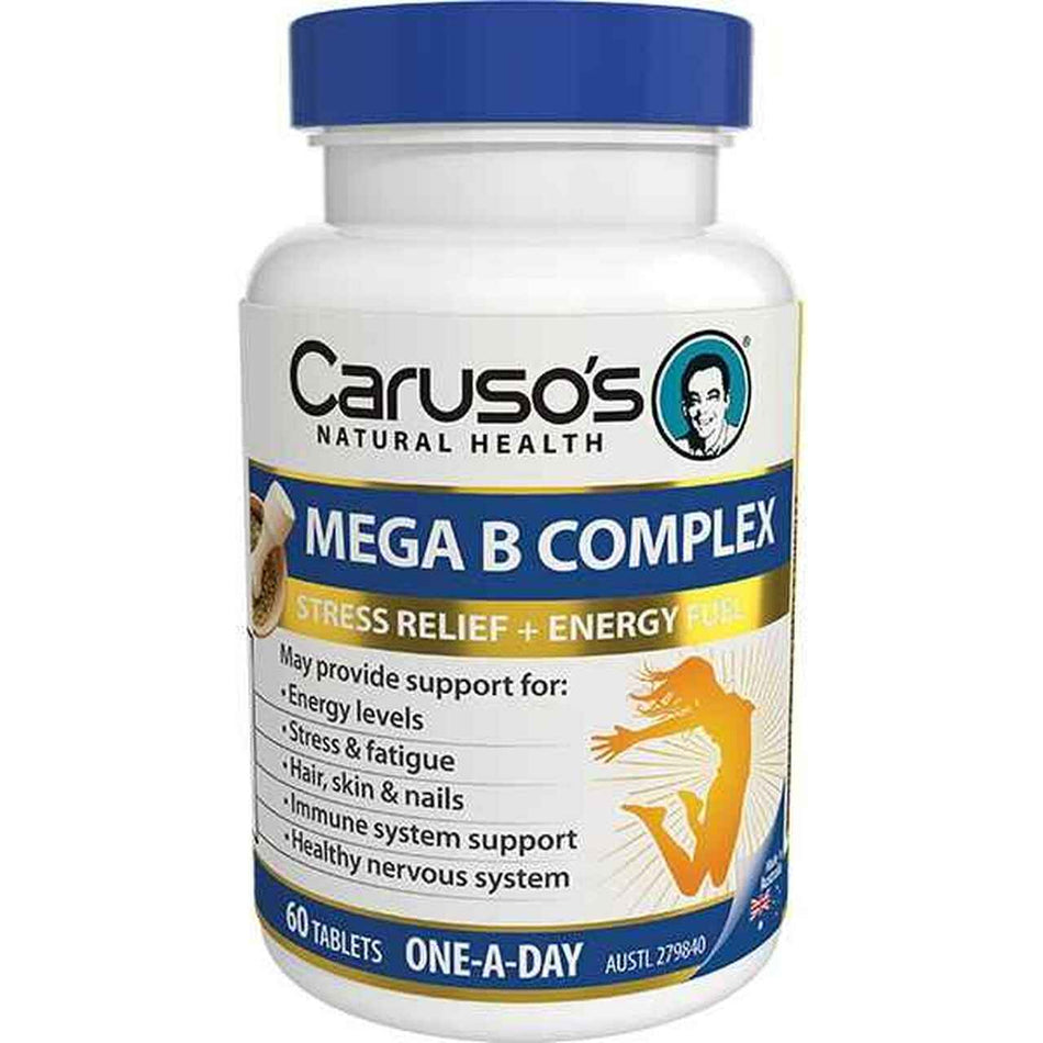 Caruso's Natural Health Ultra Max Mega B Complex 60 Tablets