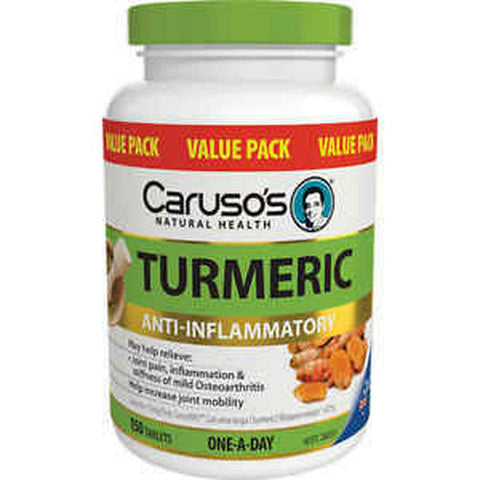 Caruso's Natural Health One a Day Turmeric 150 Tablets