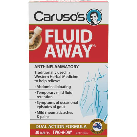 Caruso's Natural Health Fluid Away 30 Tablets