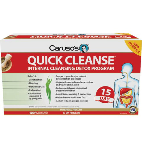 Caruso's Natural Health Quick Cleanse 15 Day Detox Program