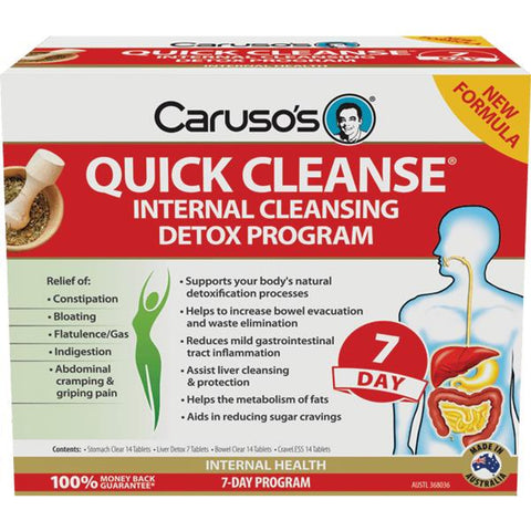 Caruso's Natural Health Quick Cleanse 7 Day Detox Program