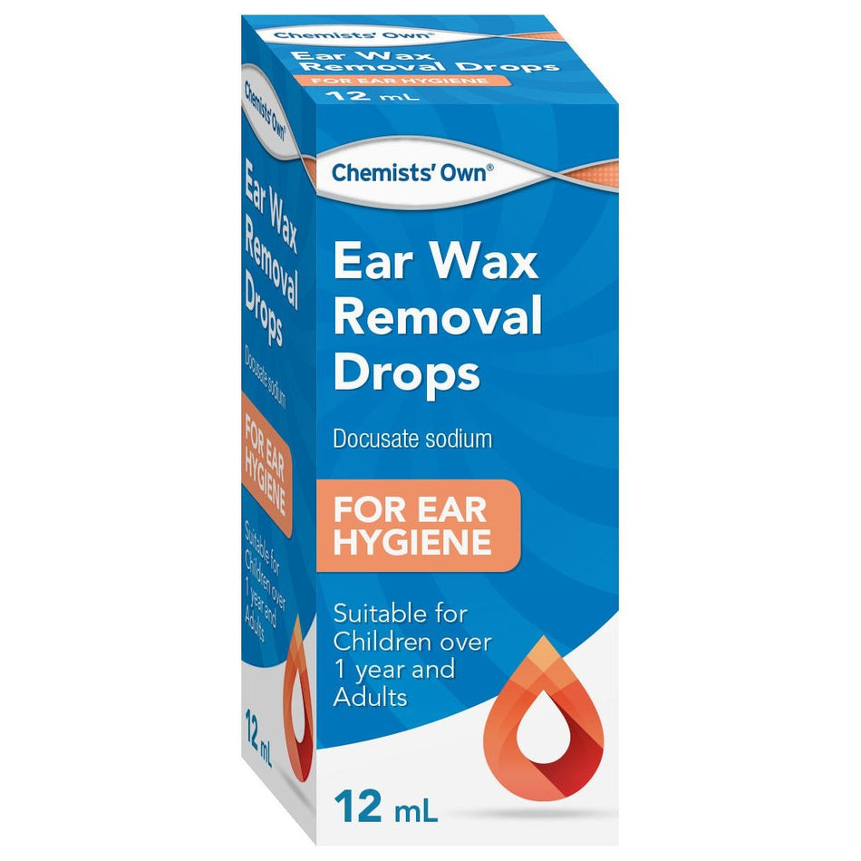 Chemists’ Own Ear Wax Removal Drops 12ml
