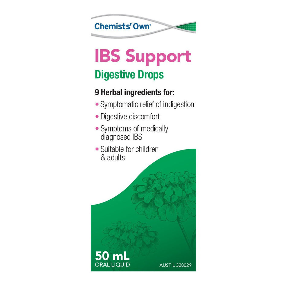 Chemists’ Own IBS Support Digestive Drops 50ml (Alternative to Iberogast)