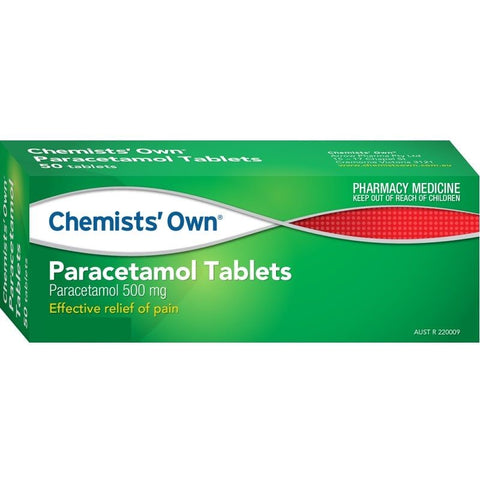 Chemists' Own Paracetamol 20 Tabs (Generic of PANADOL)