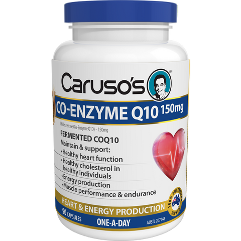 CARUSO'S NATURAL HEALTH CO-ENZYME Q10 150MG 90 CAPSULES