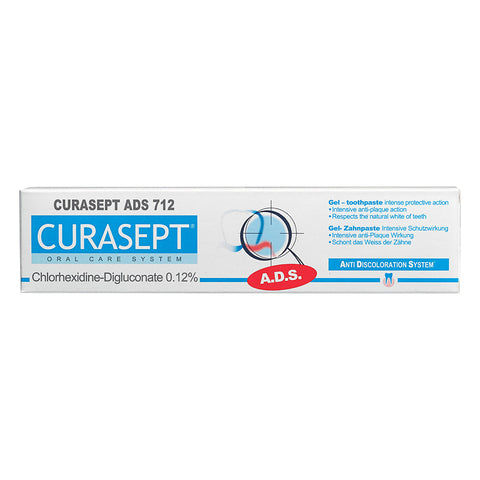 Curasept ADS 712 Chlorhexidine 0.12% Gel Toothpaste   75ml