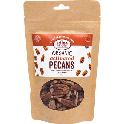 2DIE4 LIVE FOODS Organic Activated Pecans Activated With Fresh Whey 120g