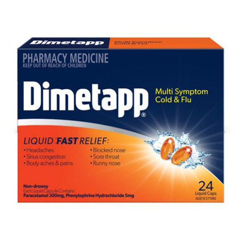 Dimetapp Multi Symptom CF 24
