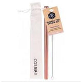 EVER ECO Bubble Tea Straw Kit - Straight Rose Gold 1