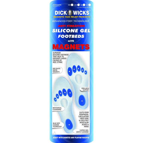 DICK WICKS SILICONE GEL FOOTBEDS WITH MAGNETS