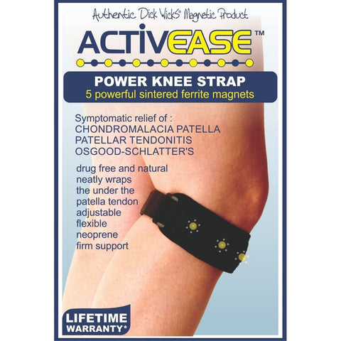 ACTIVEASE POWER KNEE STRAP WITH MAGNETS BY DICK WICKS