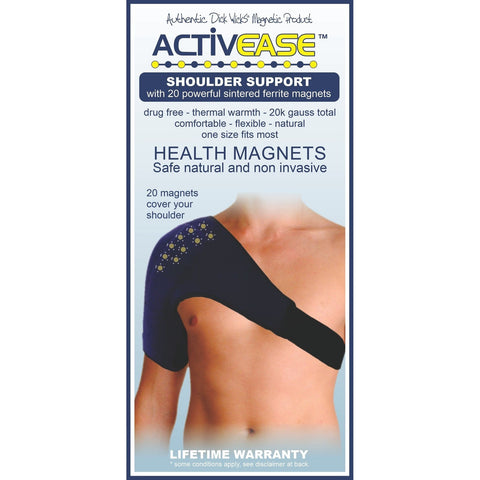 ACTIVEASE THERMAL SHOULDER SUPPORT WITH MAGNETS BY DICK WICKS
