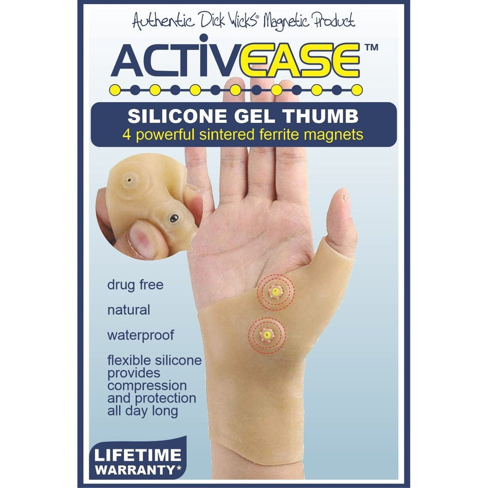 Activease Silicone Gel Thumb/wrist Brace With Magnets