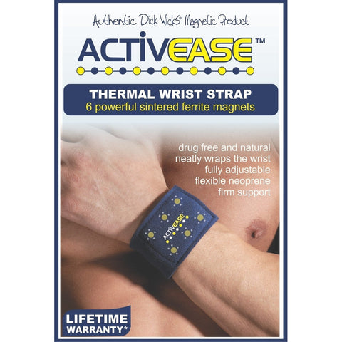 ACTIVEASE THERMAL WRIST SUPPORT WITH MAGNETS BY DICK WICKS