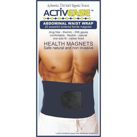 ACTIVEASE THERMAL WAIST WRAP WITH MAGNETS BY DICK WICKS