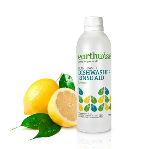 EARTHWISE Dishwasher Rinse Aid Lemon 250ml