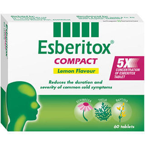 Esberitox Compact Lemon Flavour 60 Tablets