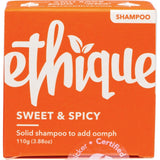 ETHIQUE Solid Shampoo Bar Sweet & Spicy - Add Oomph 110g
