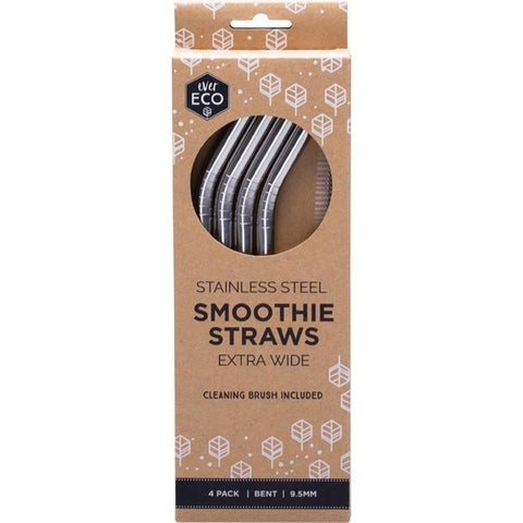 EVER ECO Stainless Steel Straws - Bent Smoothie 4