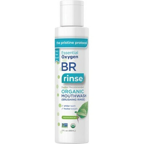 ESSENTIAL OXYGEN Toothpaste/Mouthwash Brushing Rinse - Peppermint 88ml