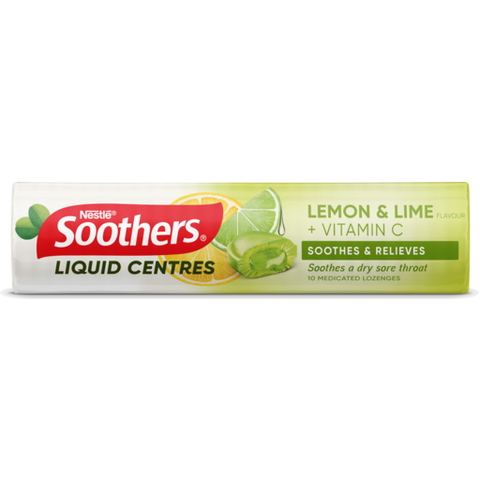 ALLENS SOOTHERS LEMON LIME 10PK x 24s