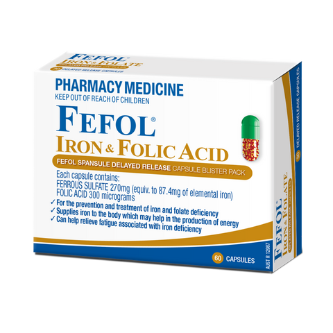 Fefol Iron & Folic Acid Capsules 60s