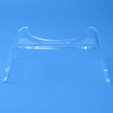 SLIM-GHOST SQUATTY™ CLEAR TOILET STOOL