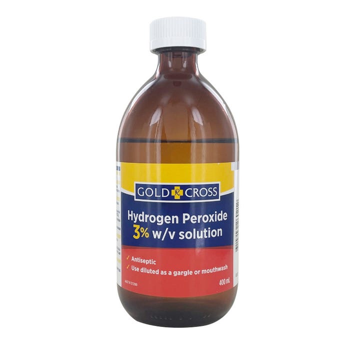 Gold Cross Hydrogen Peroxide 3% (10vol) 400mL