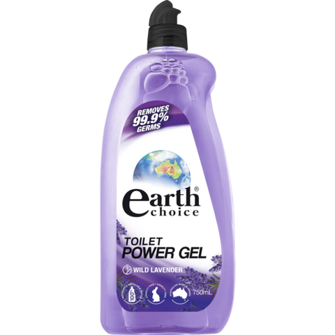 Earth Choice Toilet Power Gel Wild Lavender 725ml X6