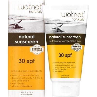 WOTNOT Natural Sunscreen 30 SPF Suitable For  Sensitive Skin 150g