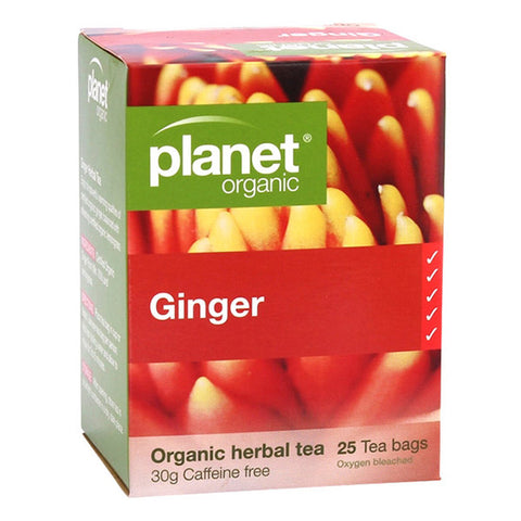 PLANET ORGANIC Herbal Tea Bags Ginger 25