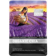 POWER SUPER FOODS Chia Seeds - Certified Organic "The Origin Series" 450g