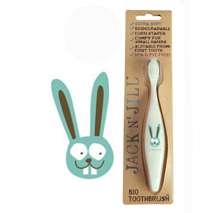 JACK N' JILL Toothbrush (Children) Bunny - Biodegradable 1