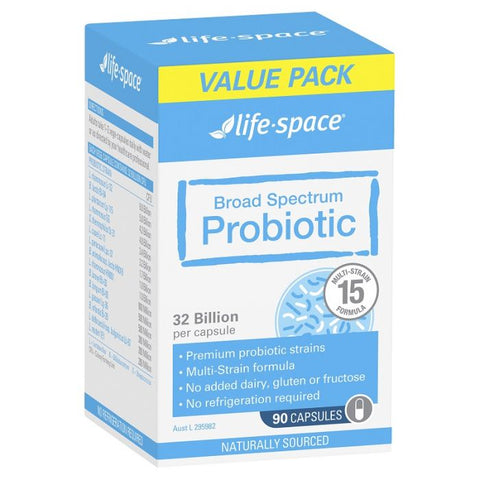 Life Space Broad Spectrum Probiotic Value Pack 90 Caps